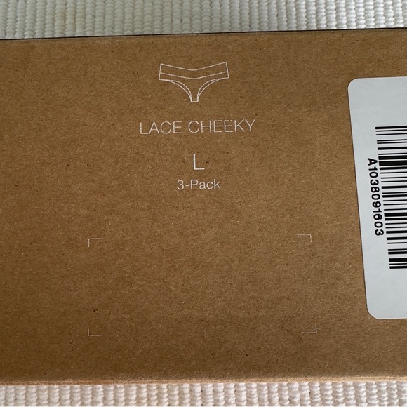 GapBody Lace Cheeky Black Panties 3 pack pretty NWT - Picture 4 of 7